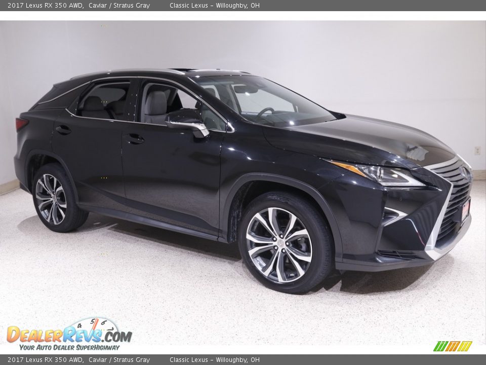 2017 Lexus RX 350 AWD Caviar / Stratus Gray Photo #1