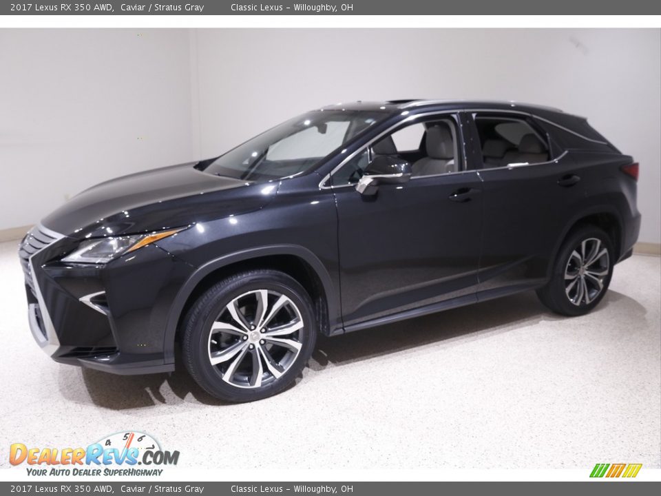 2017 Lexus RX 350 AWD Caviar / Stratus Gray Photo #3