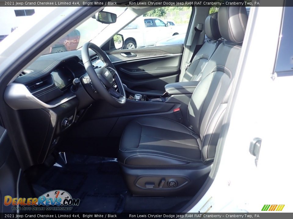 2021 Jeep Grand Cherokee L Limited 4x4 Bright White / Black Photo #15