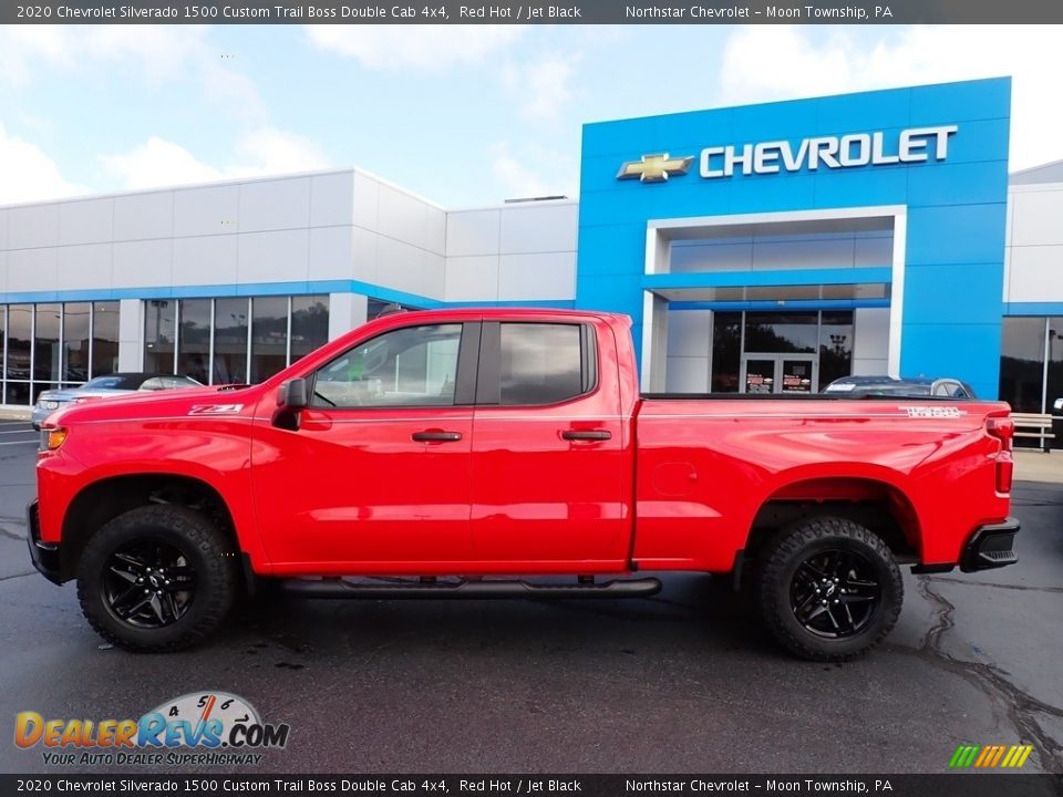 Red Hot 2020 Chevrolet Silverado 1500 Custom Trail Boss Double Cab 4x4 Photo #3