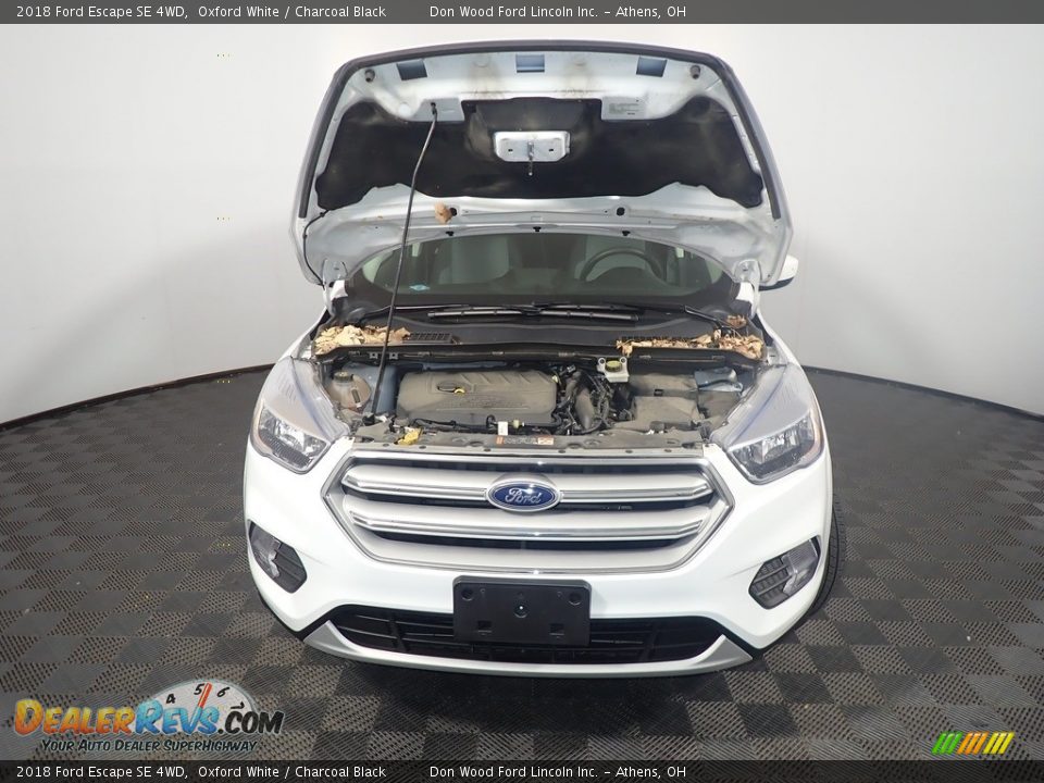 2018 Ford Escape SE 4WD Oxford White / Charcoal Black Photo #6