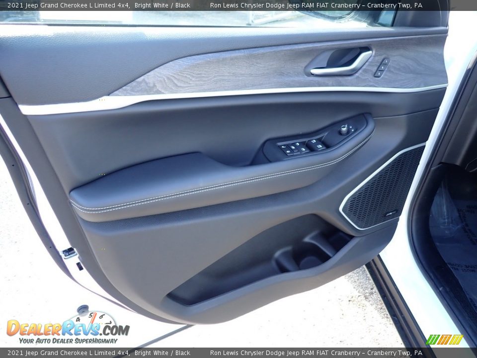 2021 Jeep Grand Cherokee L Limited 4x4 Bright White / Black Photo #16