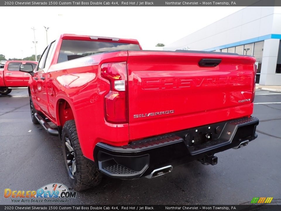 2020 Chevrolet Silverado 1500 Custom Trail Boss Double Cab 4x4 Red Hot / Jet Black Photo #5