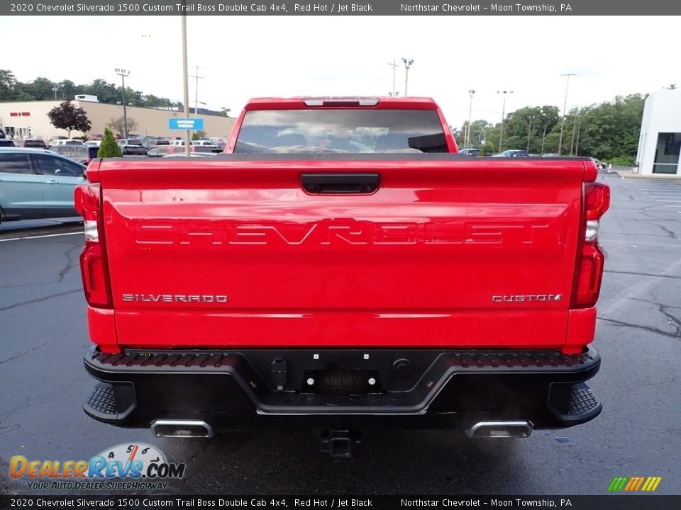 2020 Chevrolet Silverado 1500 Custom Trail Boss Double Cab 4x4 Red Hot / Jet Black Photo #6