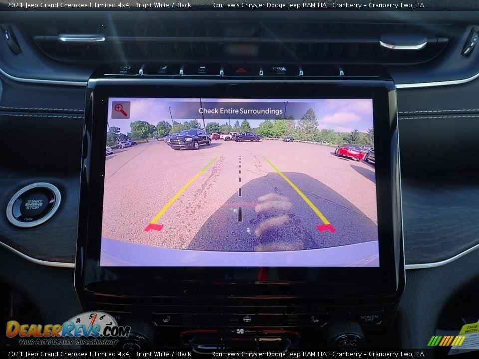 2021 Jeep Grand Cherokee L Limited 4x4 Bright White / Black Photo #20