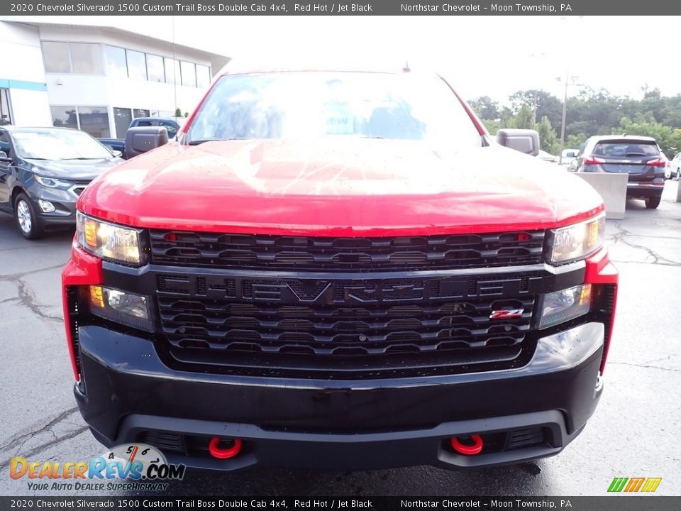 2020 Chevrolet Silverado 1500 Custom Trail Boss Double Cab 4x4 Red Hot / Jet Black Photo #12