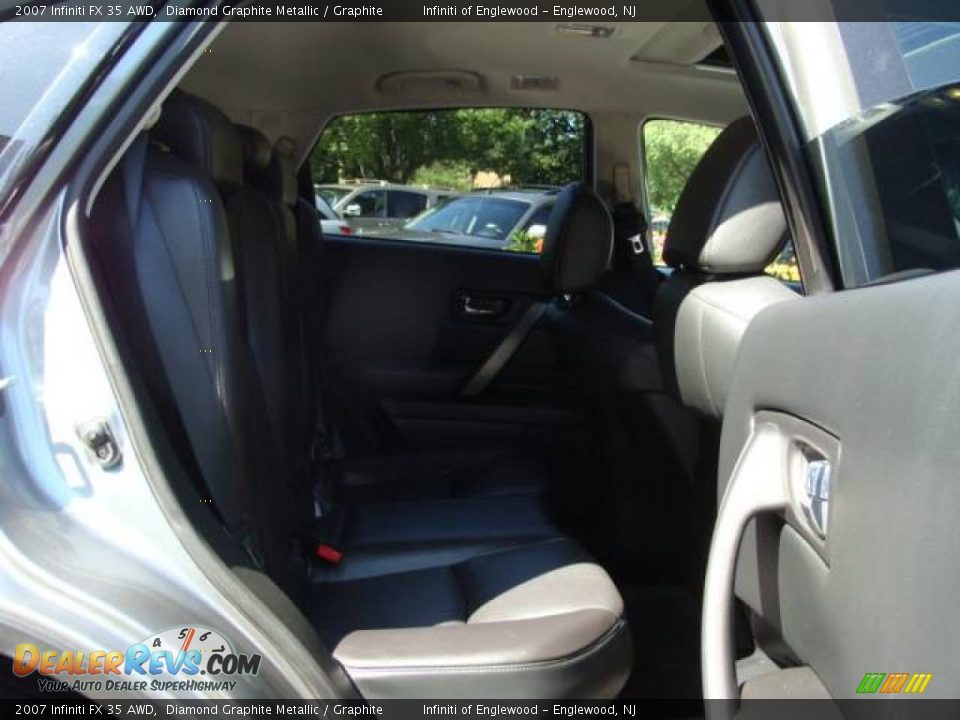 2007 Infiniti FX 35 AWD Diamond Graphite Metallic / Graphite Photo #24