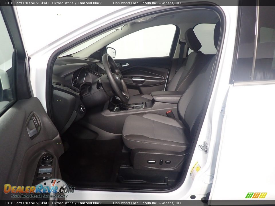 2018 Ford Escape SE 4WD Oxford White / Charcoal Black Photo #22
