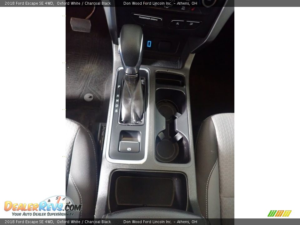 2018 Ford Escape SE 4WD Oxford White / Charcoal Black Photo #32