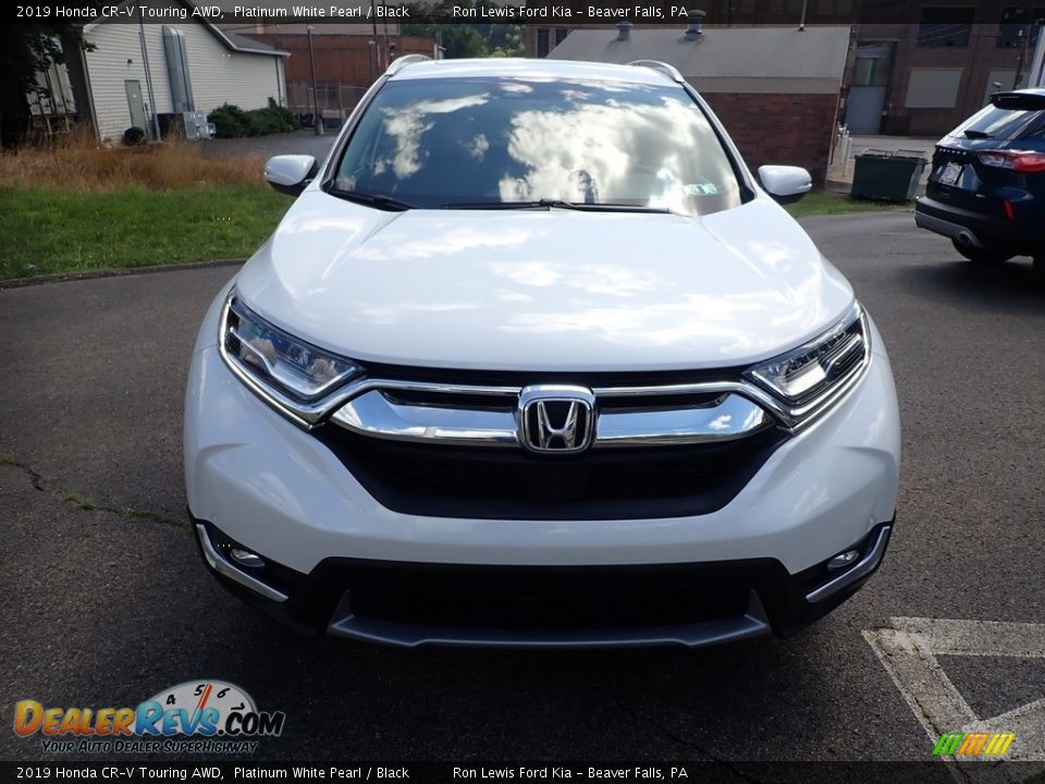 2019 Honda CR-V Touring AWD Platinum White Pearl / Black Photo #4