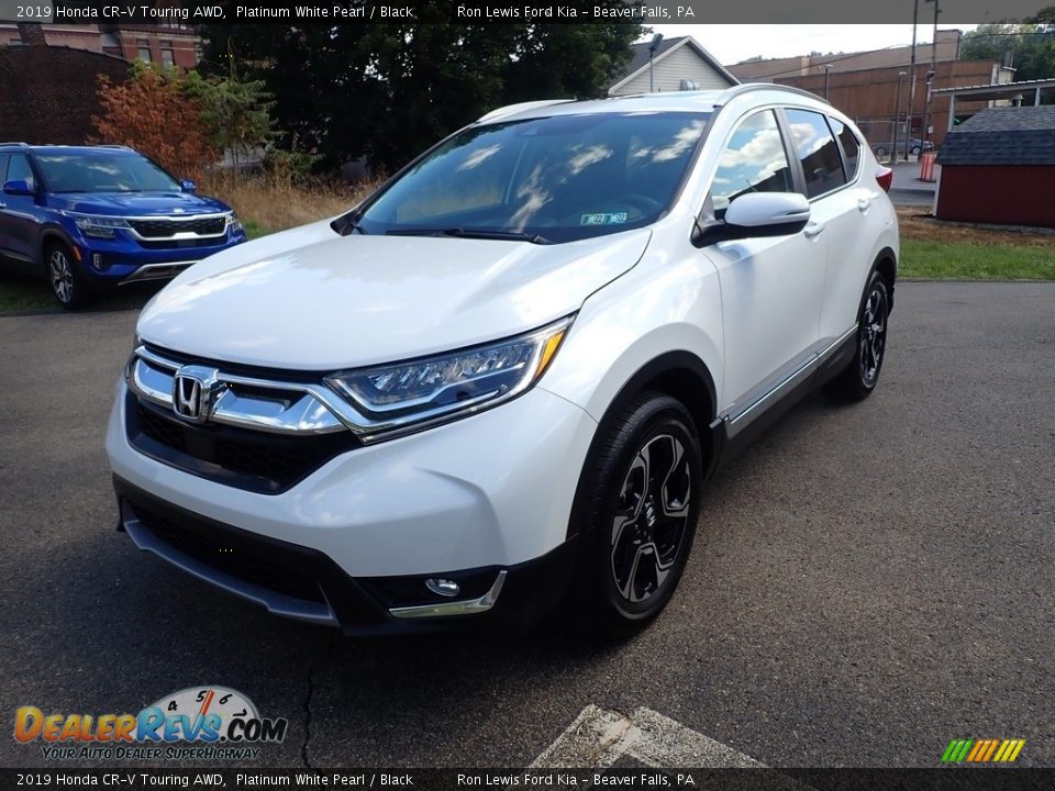 2019 Honda CR-V Touring AWD Platinum White Pearl / Black Photo #5