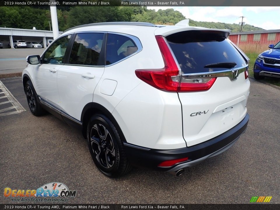 2019 Honda CR-V Touring AWD Platinum White Pearl / Black Photo #7