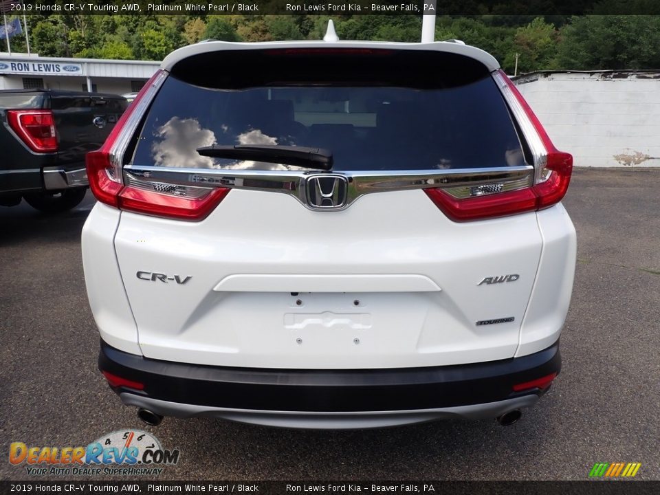2019 Honda CR-V Touring AWD Platinum White Pearl / Black Photo #8