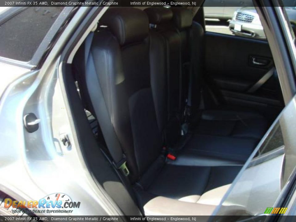 2007 Infiniti FX 35 AWD Diamond Graphite Metallic / Graphite Photo #25