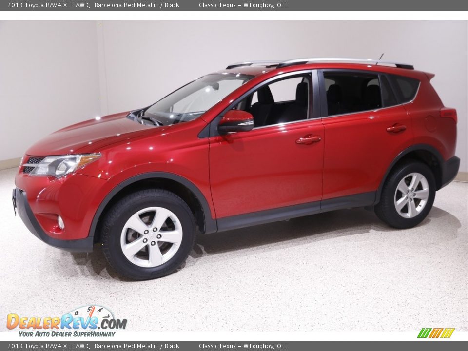 2013 Toyota RAV4 XLE AWD Barcelona Red Metallic / Black Photo #3