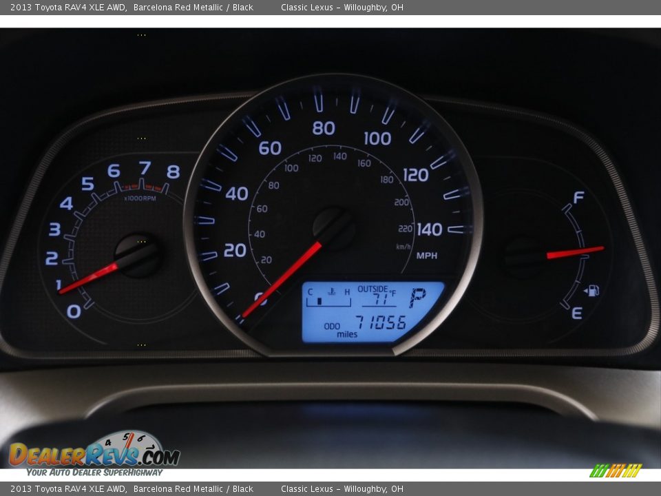 2013 Toyota RAV4 XLE AWD Barcelona Red Metallic / Black Photo #8