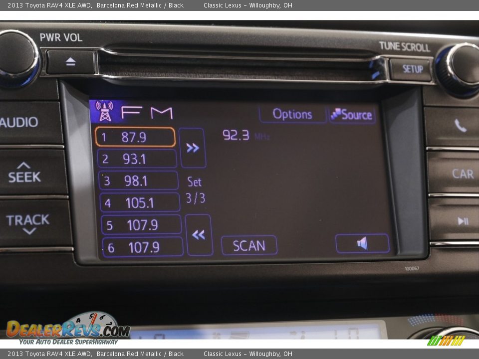 2013 Toyota RAV4 XLE AWD Barcelona Red Metallic / Black Photo #10