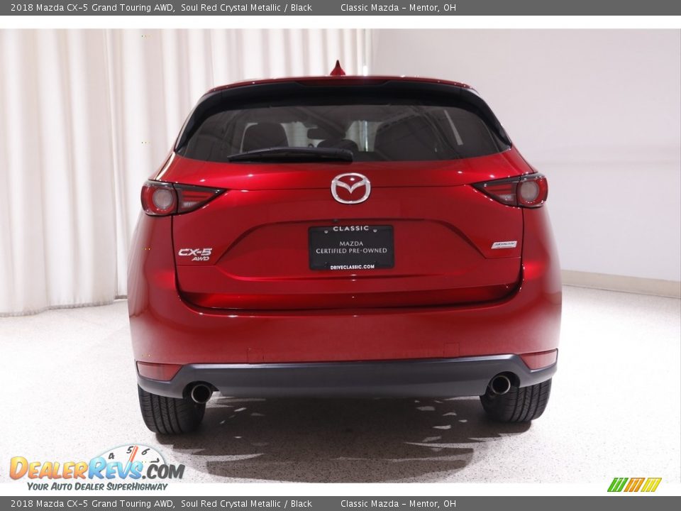 2018 Mazda CX-5 Grand Touring AWD Soul Red Crystal Metallic / Black Photo #18