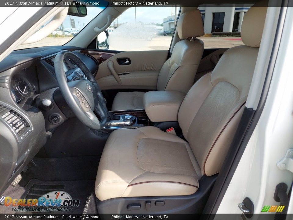 Almond Interior - 2017 Nissan Armada Platinum Photo #11