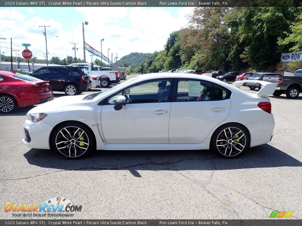 Crystal White Pearl 2020 Subaru WRX STI Photo #6