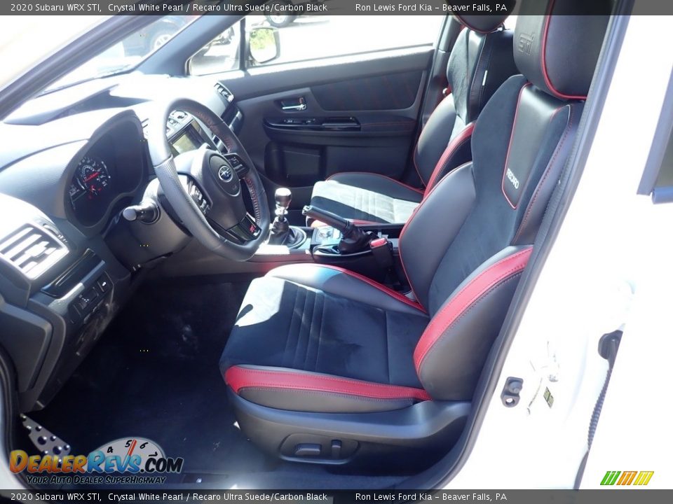 Recaro Ultra Suede/Carbon Black Interior - 2020 Subaru WRX STI Photo #12