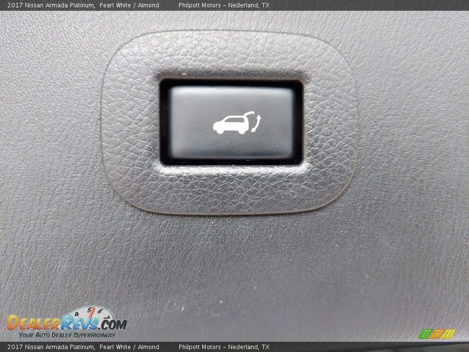 2017 Nissan Armada Platinum Pearl White / Almond Photo #23