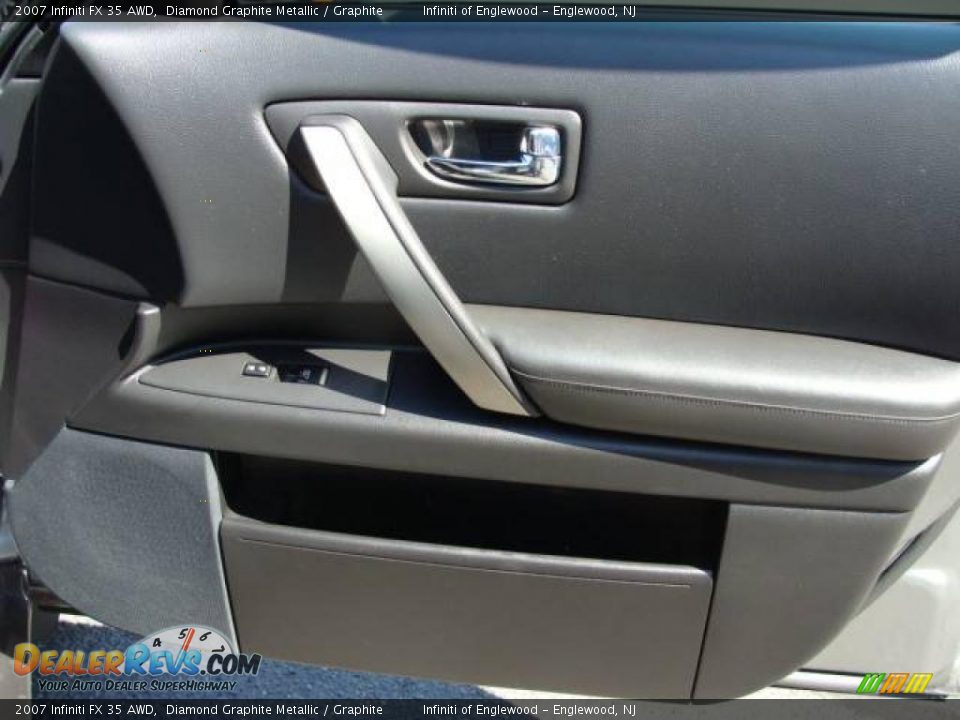 2007 Infiniti FX 35 AWD Diamond Graphite Metallic / Graphite Photo #27