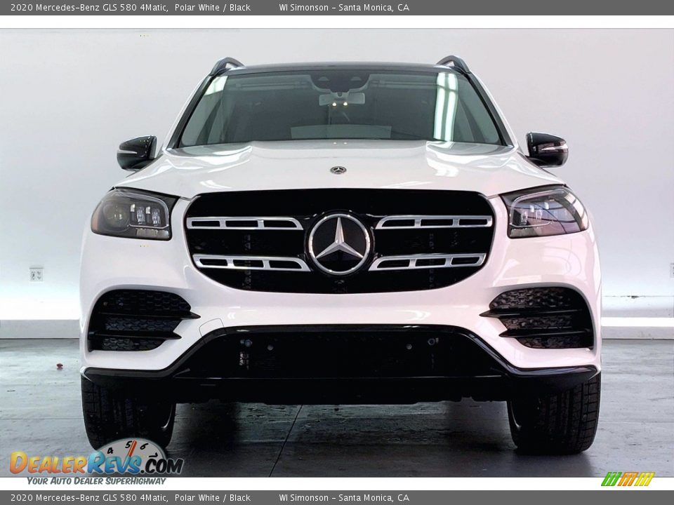 2020 Mercedes-Benz GLS 580 4Matic Polar White / Black Photo #2