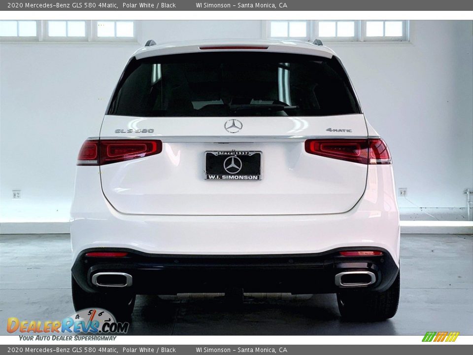 2020 Mercedes-Benz GLS 580 4Matic Polar White / Black Photo #3