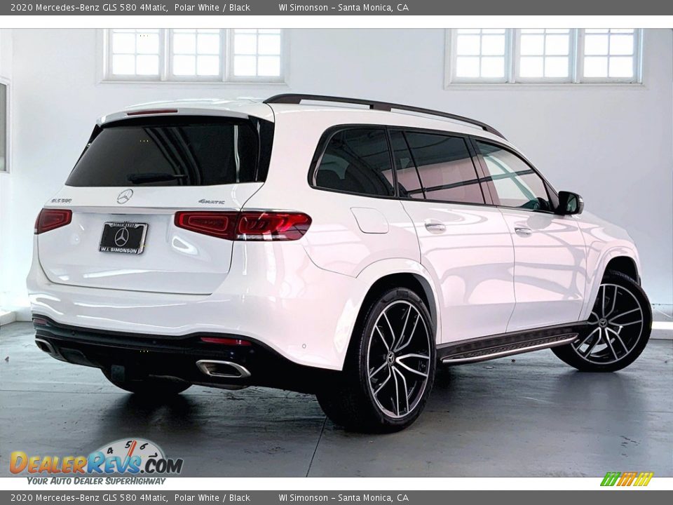 2020 Mercedes-Benz GLS 580 4Matic Polar White / Black Photo #13