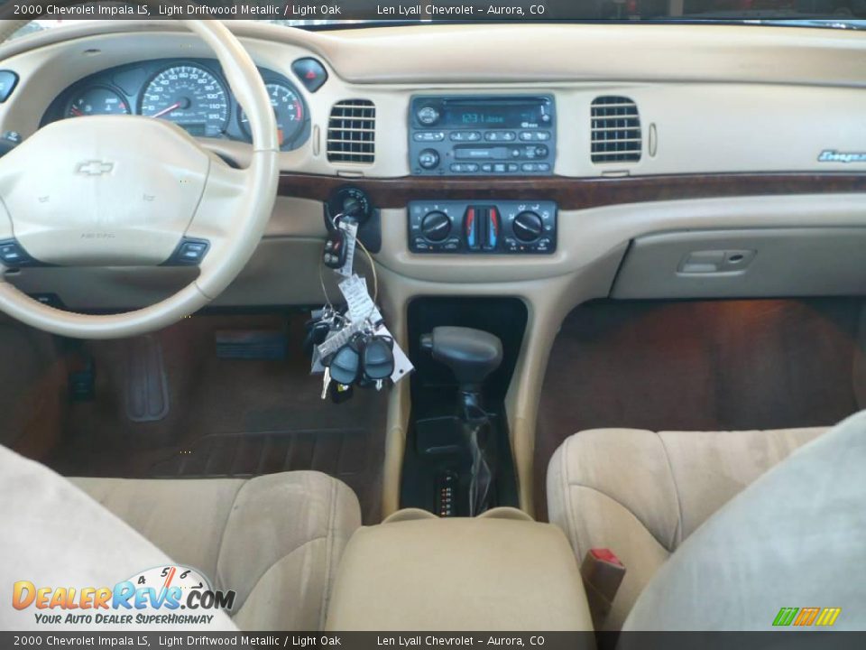 2000 Chevrolet Impala LS Light Driftwood Metallic / Light Oak Photo #15