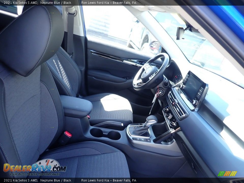 2021 Kia Seltos S AWD Neptune Blue / Black Photo #12