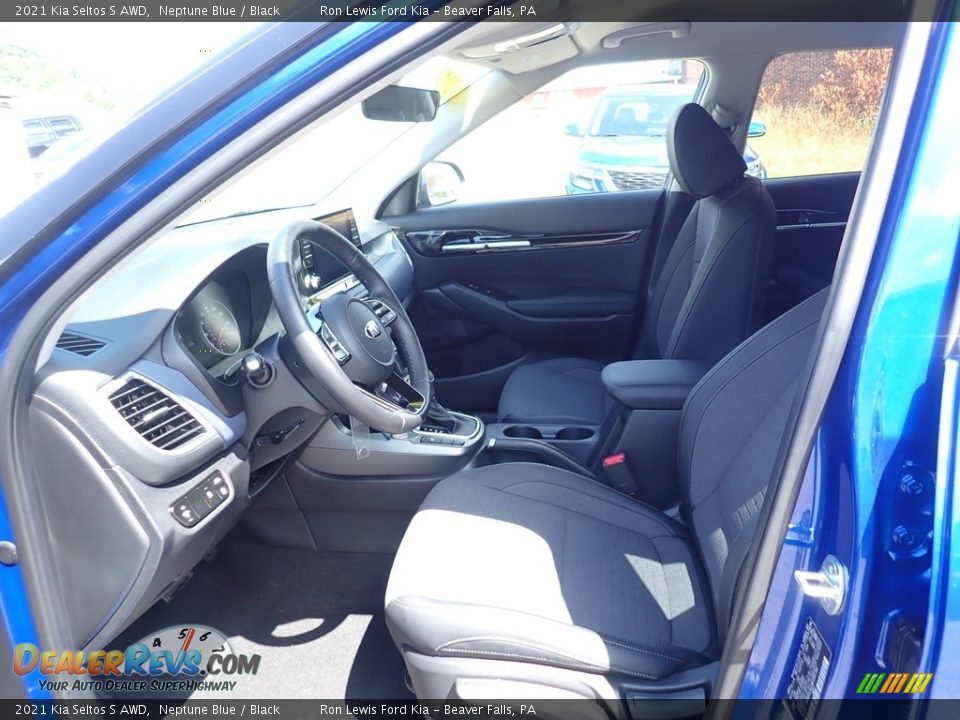 2021 Kia Seltos S AWD Neptune Blue / Black Photo #14