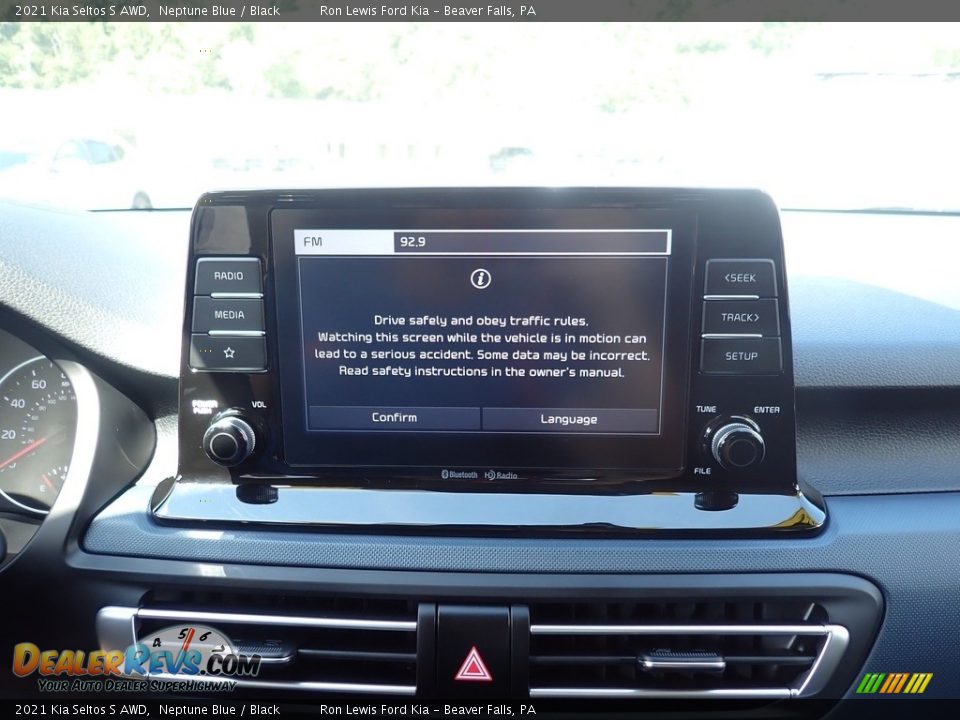 2021 Kia Seltos S AWD Neptune Blue / Black Photo #18