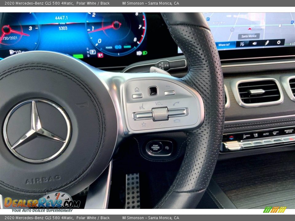 2020 Mercedes-Benz GLS 580 4Matic Steering Wheel Photo #22