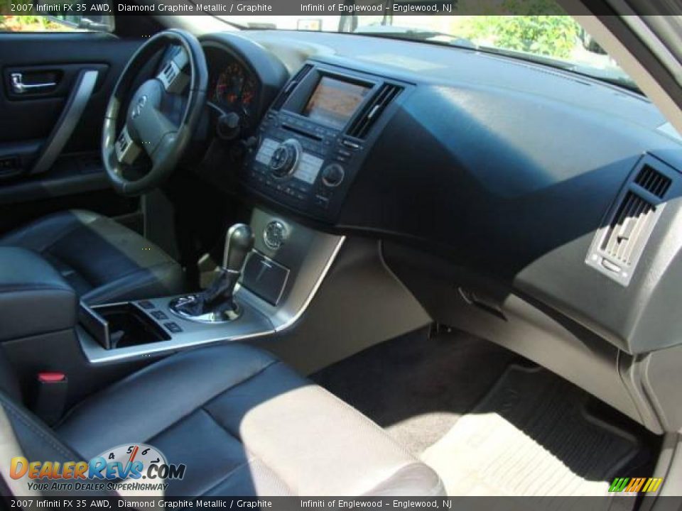 2007 Infiniti FX 35 AWD Diamond Graphite Metallic / Graphite Photo #28