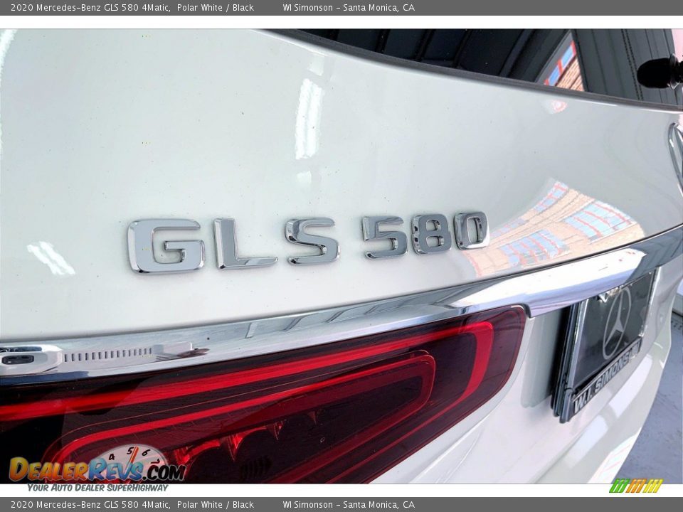 2020 Mercedes-Benz GLS 580 4Matic Polar White / Black Photo #31