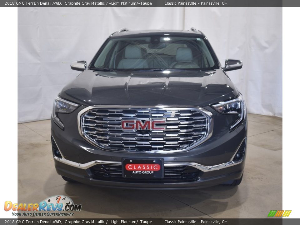 2018 GMC Terrain Denali AWD Graphite Gray Metallic / ­Light Platinum/­Taupe Photo #4