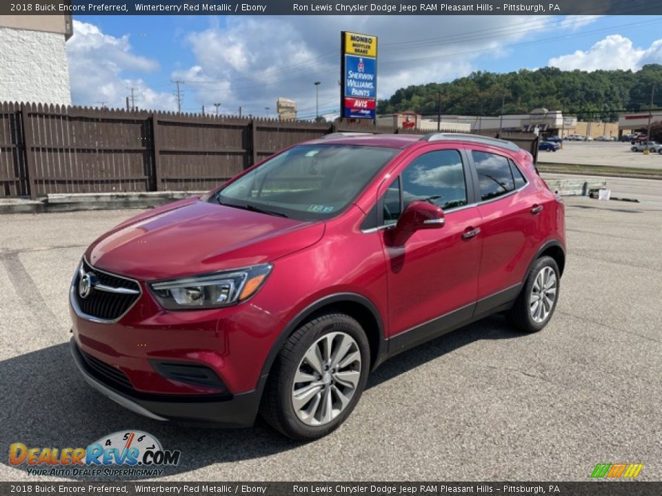 2018 Buick Encore Preferred Winterberry Red Metallic / Ebony Photo #1