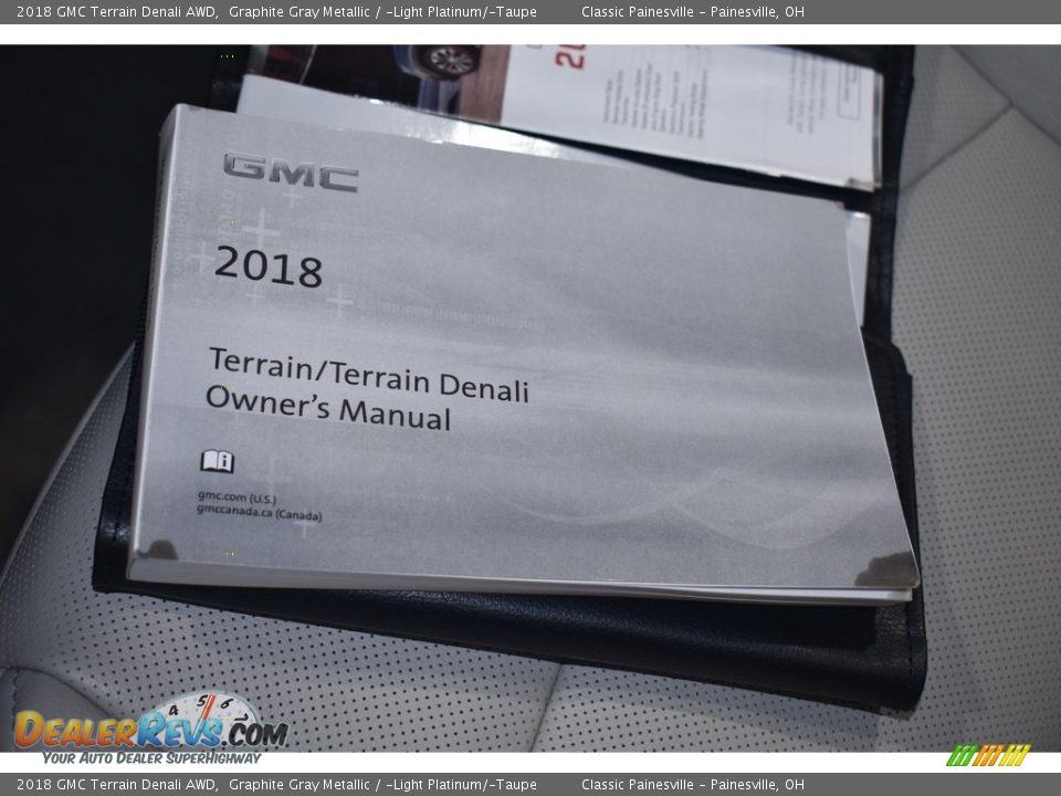 2018 GMC Terrain Denali AWD Graphite Gray Metallic / ­Light Platinum/­Taupe Photo #19
