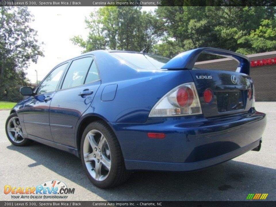 2001 Lexus IS 300 Spectra Blue Mica / Black Photo #8