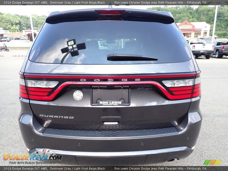 2019 Dodge Durango SXT AWD Destroyer Gray / Light Frost Beige/Black Photo #4