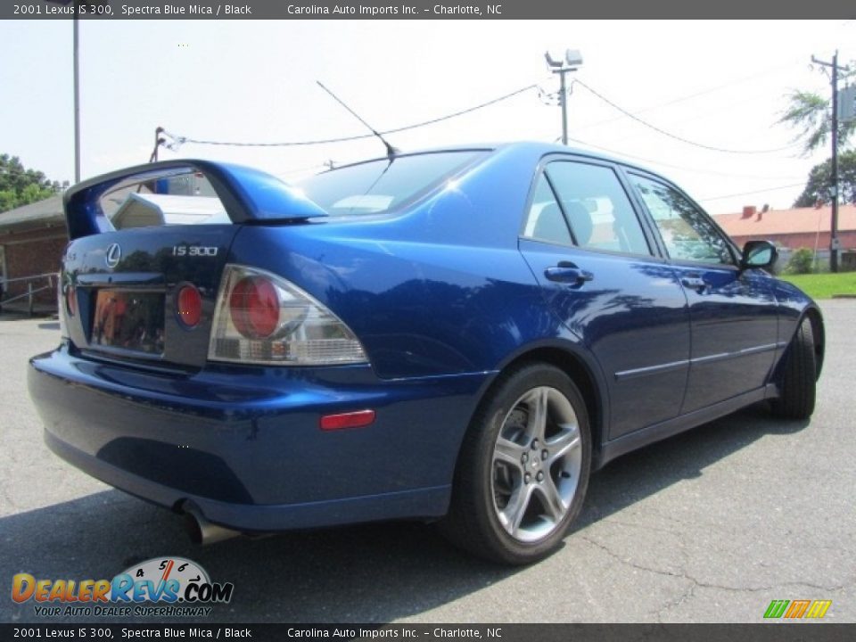 2001 Lexus IS 300 Spectra Blue Mica / Black Photo #10