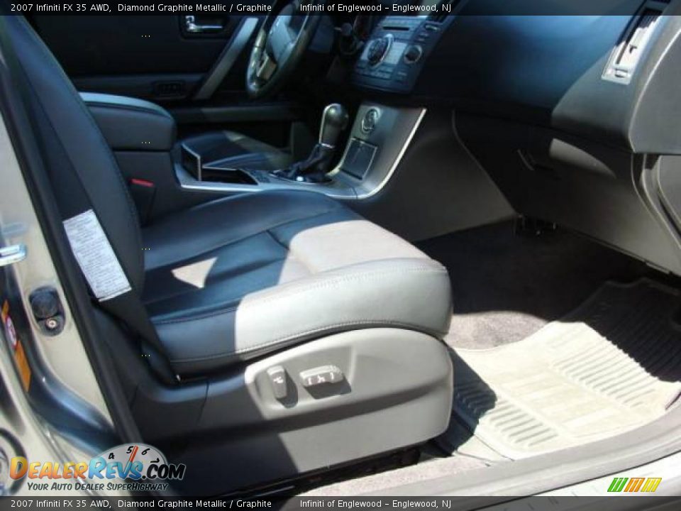 2007 Infiniti FX 35 AWD Diamond Graphite Metallic / Graphite Photo #29
