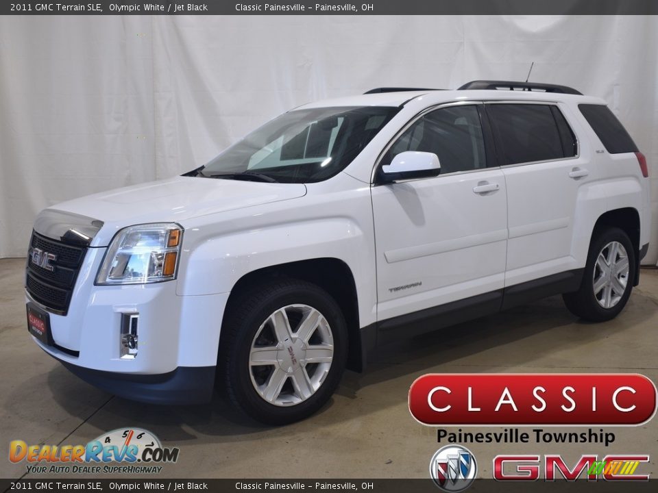 2011 GMC Terrain SLE Olympic White / Jet Black Photo #1