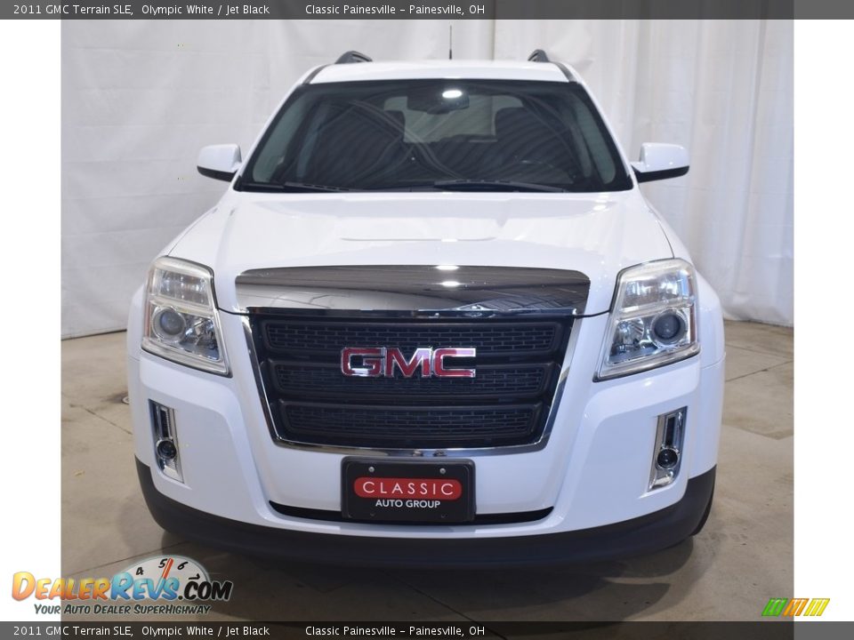 2011 GMC Terrain SLE Olympic White / Jet Black Photo #4