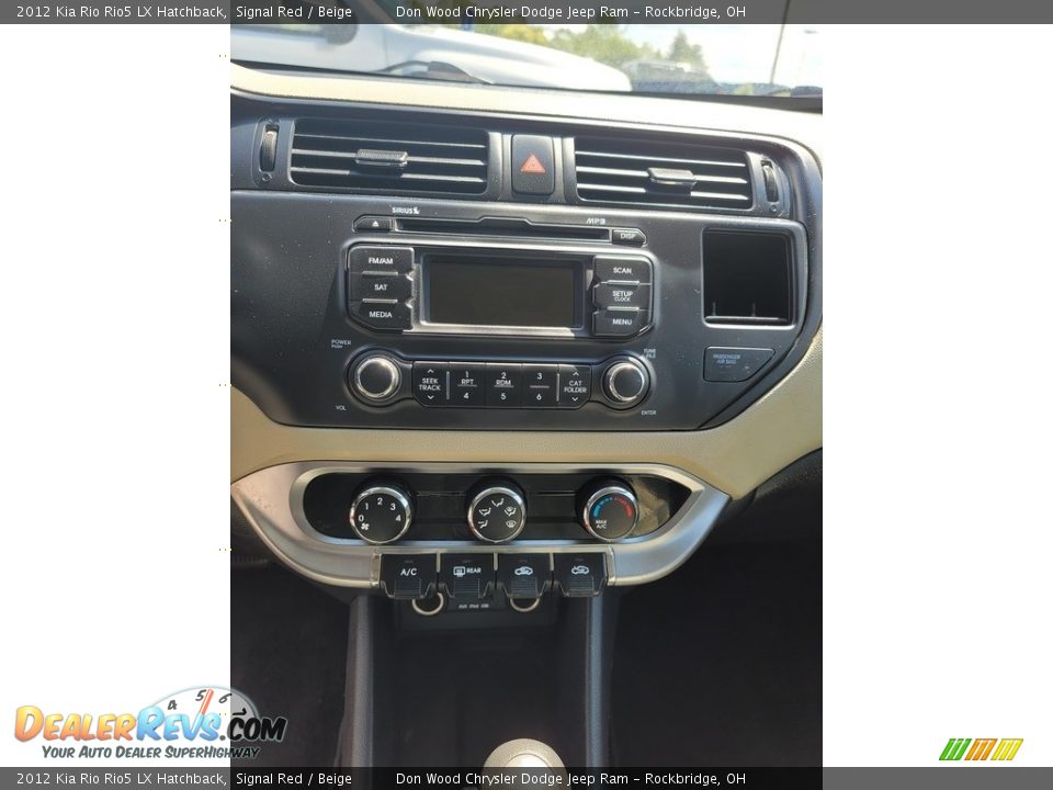 2012 Kia Rio Rio5 LX Hatchback Signal Red / Beige Photo #15