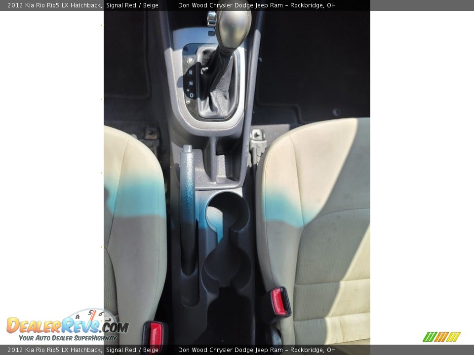 2012 Kia Rio Rio5 LX Hatchback Signal Red / Beige Photo #16