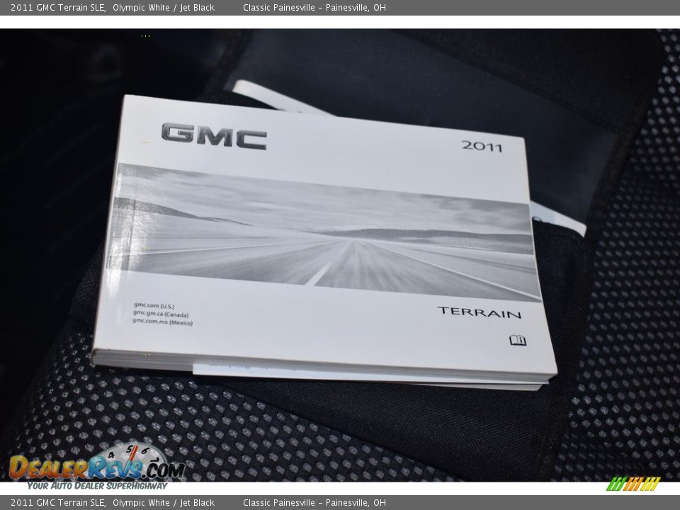 2011 GMC Terrain SLE Olympic White / Jet Black Photo #16