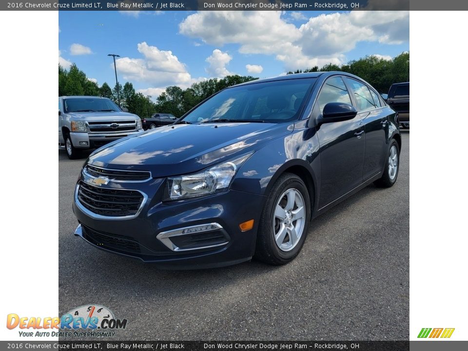 2016 Chevrolet Cruze Limited LT Blue Ray Metallic / Jet Black Photo #3